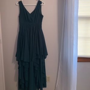 Deep green formal dress
